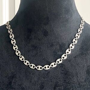 Banana Republic Elegant Silver Chain Necklace